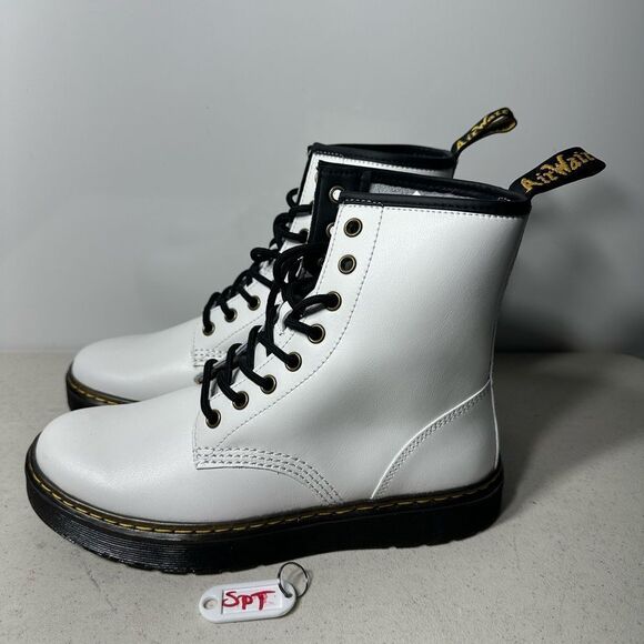 Dr. Martens Zavala Boots, White  Women’s 8/ Men’s 7. New Without Tags. - Picture 1 of 7